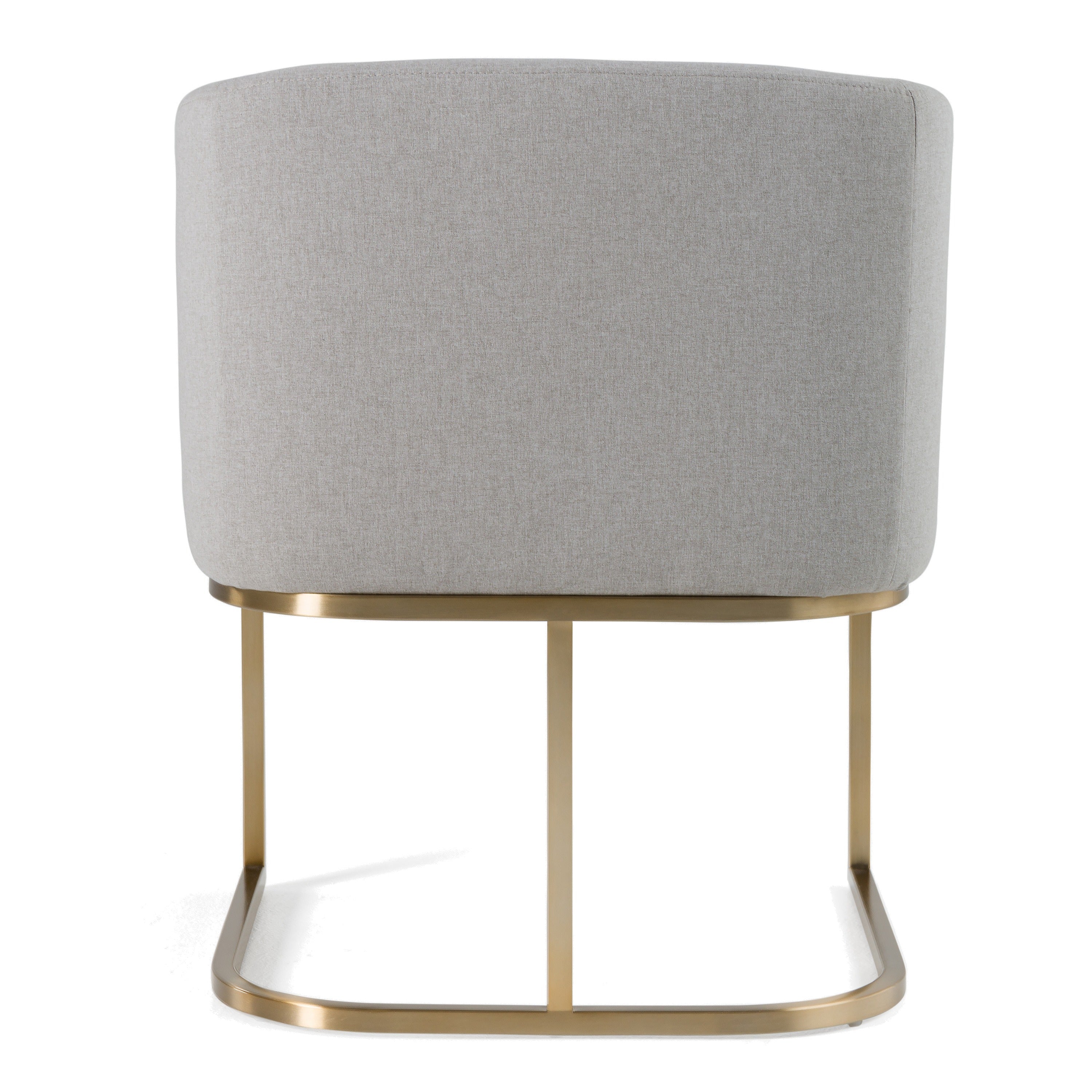 Yukon - Modern Light Grey Fabric Dining Chair - image 4