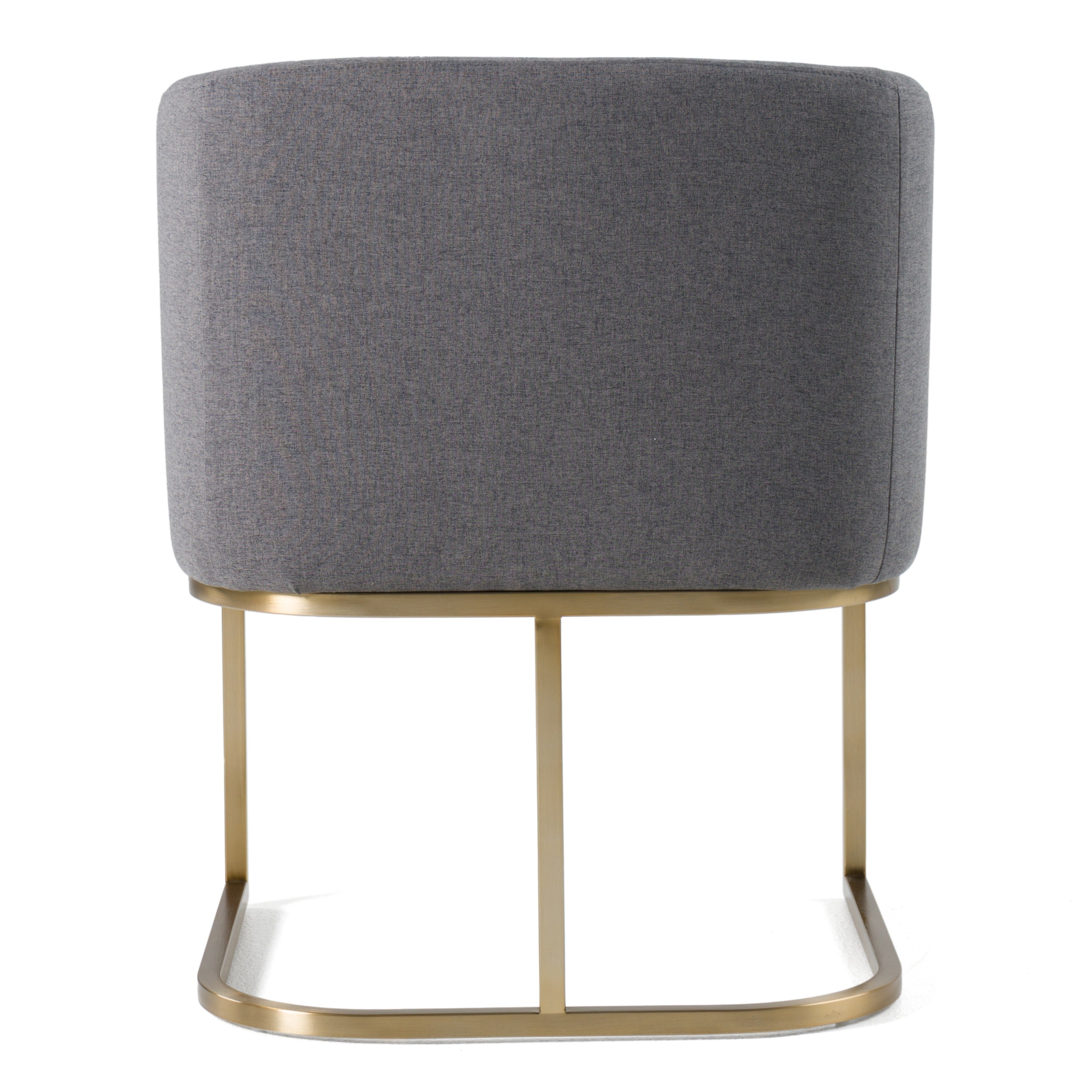 Yukon - Modern Dark Grey Fabric Dining Chair - image 5