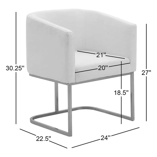 Yukon - Modern Black & Antique Brass Dining Chair - image 2