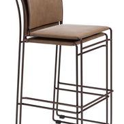 Verbena Barstool (Set of 2) Brown