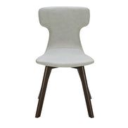 Zach - Modern Grey Eco-Leather Dining Chair (Set of 2)