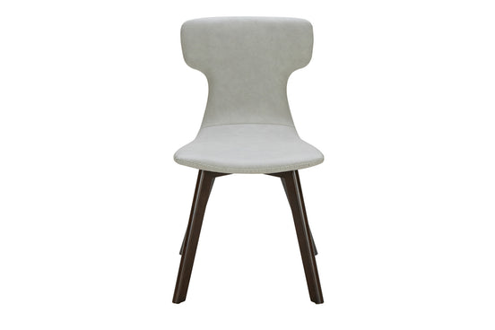 Zach - Modern Grey Eco-Leather Dining Chair (Set of 2)