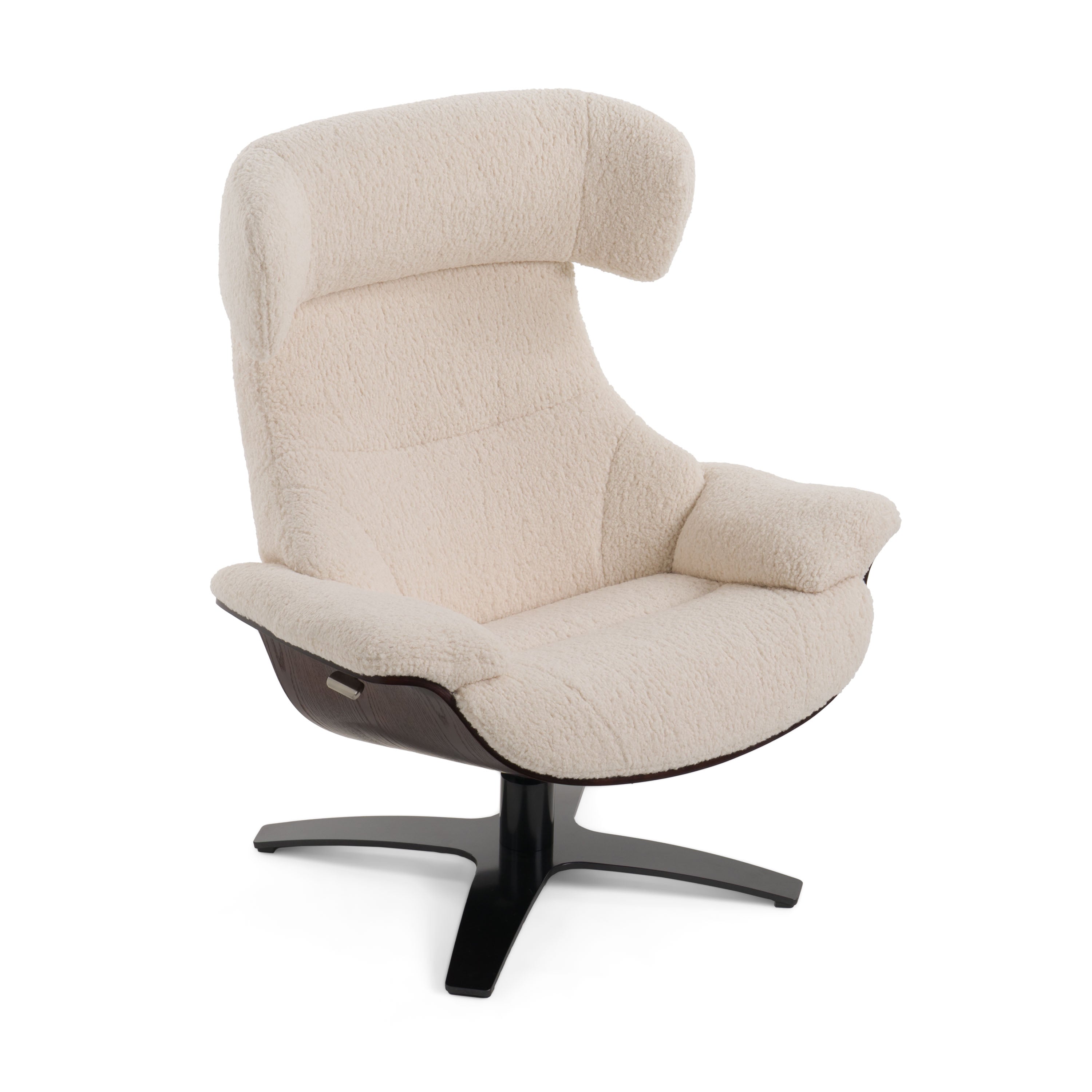 Zahara Modern Beige Lounge Chair & Ottoman - image 5